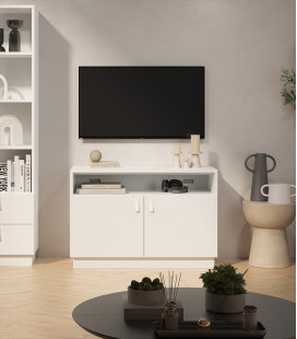 Lisboa mueble TV blanco de 100 cm