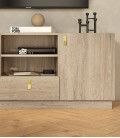 mueble tv lisboa roble 150 detalle